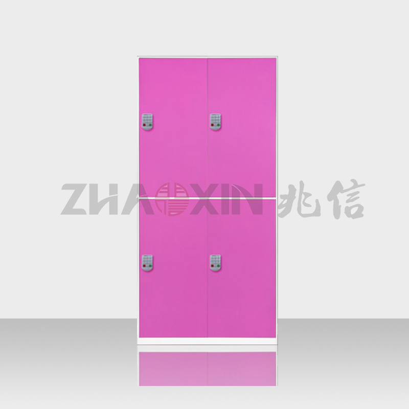 玫紅四門密碼鎖